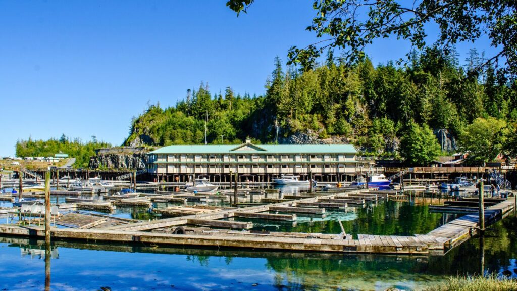 Floating docks of Telegraph Cove, Vancouver Island