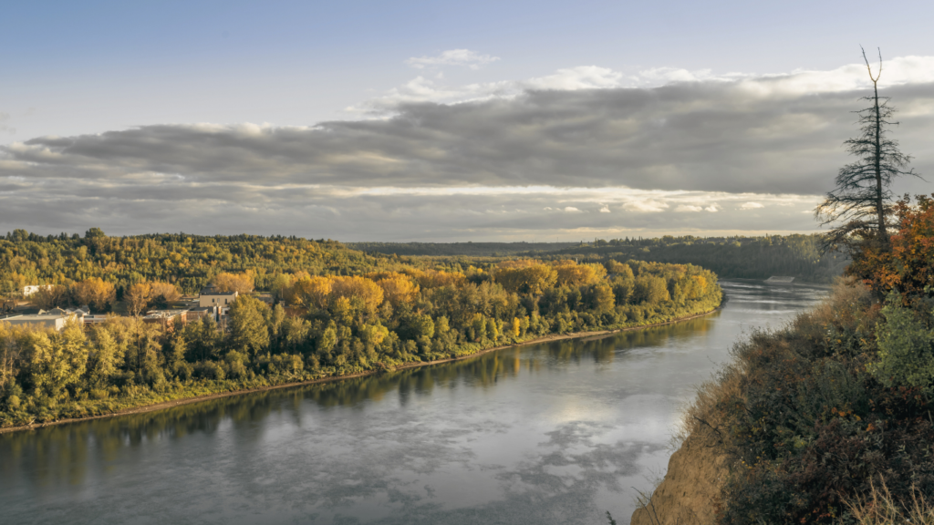 North Saskatchewan River valley, Edmonton, Alberta