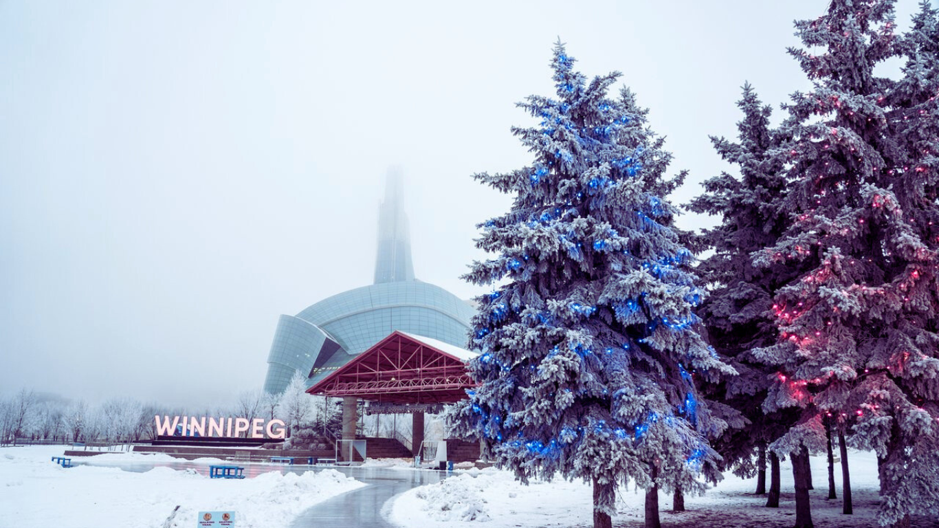 The Forks in Winter, Winnipeg