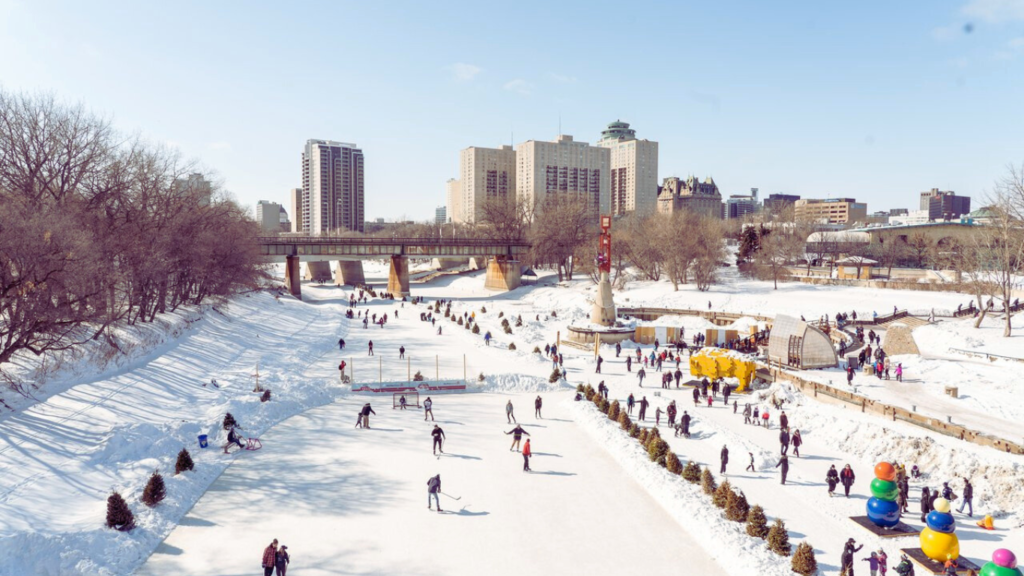 Skating Trail, Nestaweya River, Winnipeg