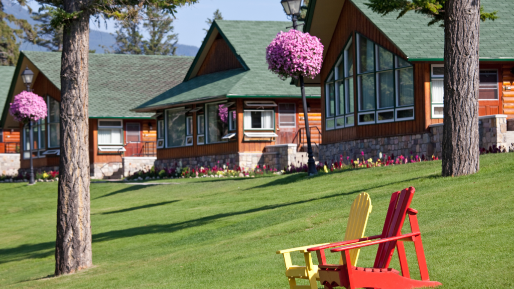 Adirondack Chairs and Rustic Cabins