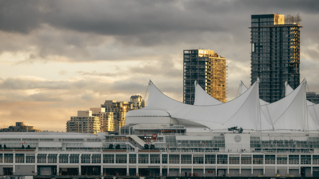 Downtown Vancouver Buildings in Coal Harbour