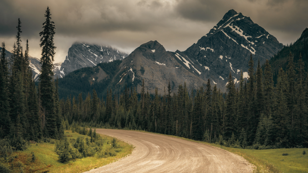 Smith Dorrien Trail above Canmore Alberta, in Kananaskis Country