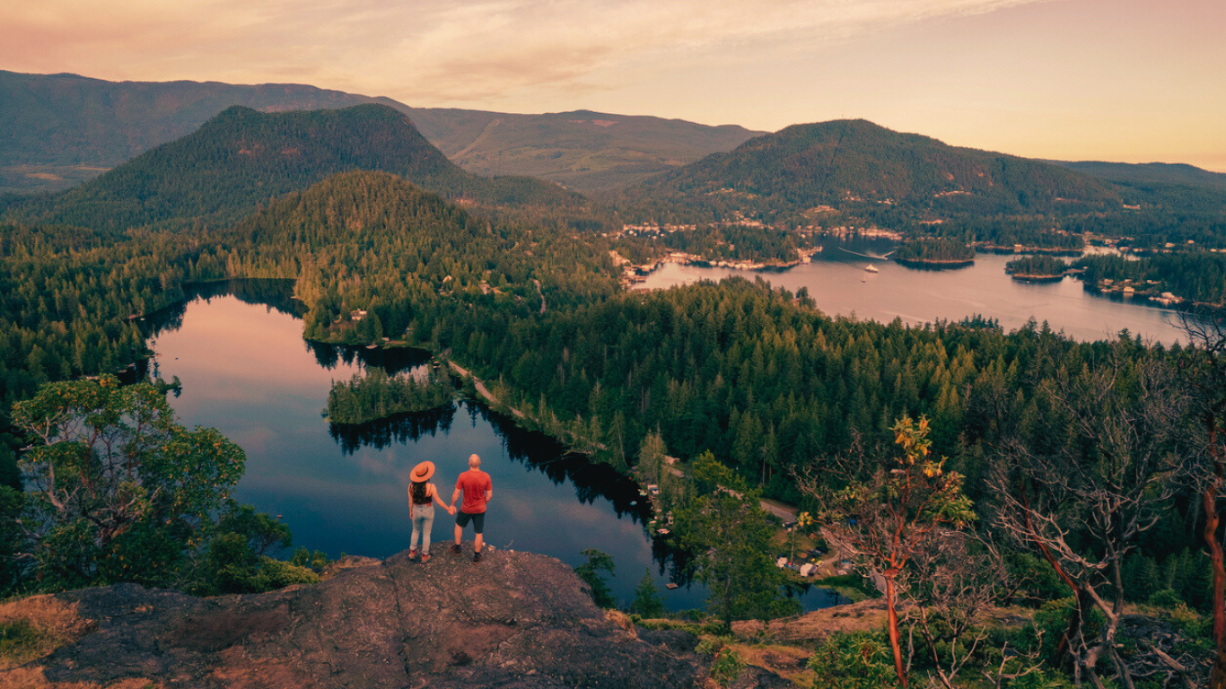imagePender Hill on the Sunshine Coast of British Columbia. Hiking lesser known trails in Western Canada